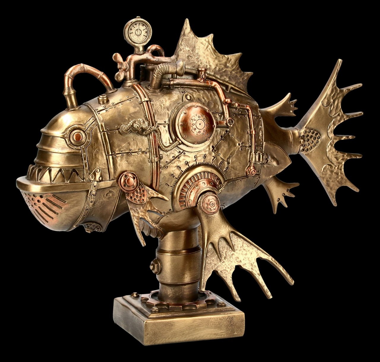 Steampunk Figurine - Perpetual Piranha