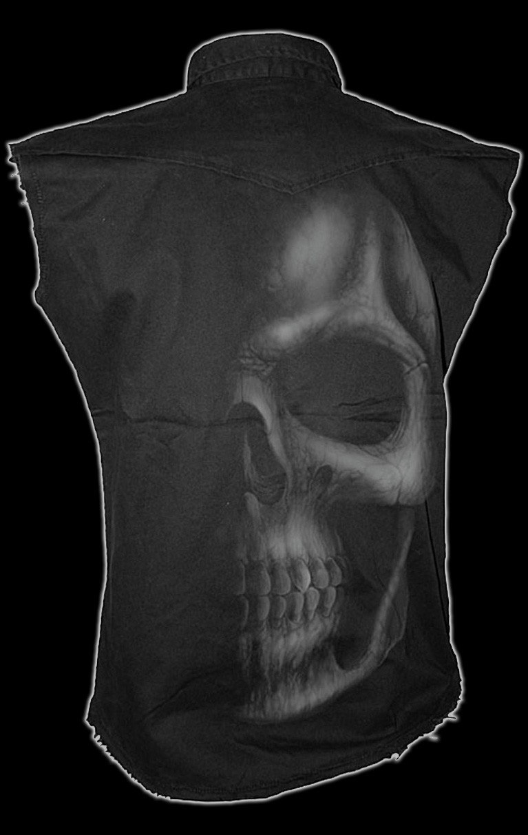 Ärmelloses Worker Shirt - Totenkopf Shadow Skull