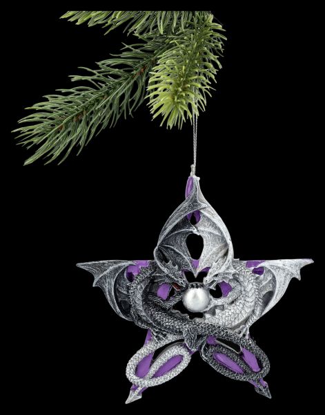 Weihnachtsbaumschmuck - Drachen Pentagramm