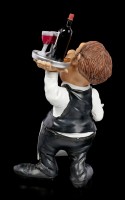 Funny Job Figurine - Waiter with Delicacies