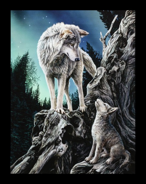 Small Canvas with Wolves - Guidance