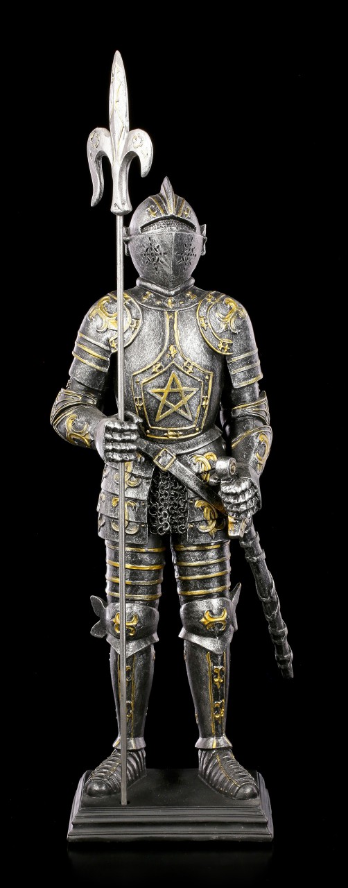Knight Figurine - Modred with Pentagram