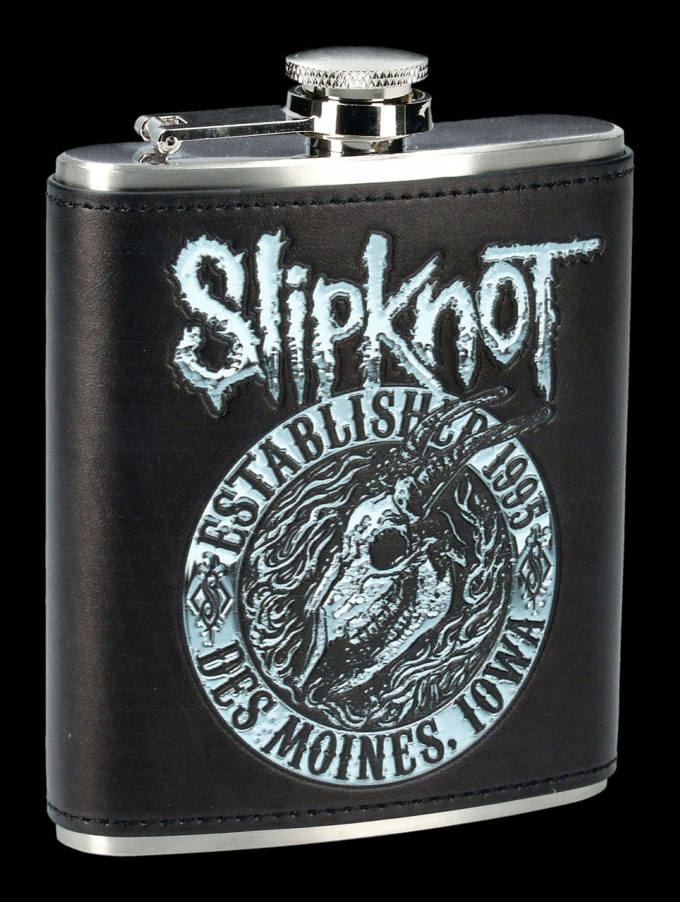 Slipknot Hip Flask - Flaming Goat