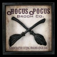 Wanddeko Hexenbesen - Hocus Pocus