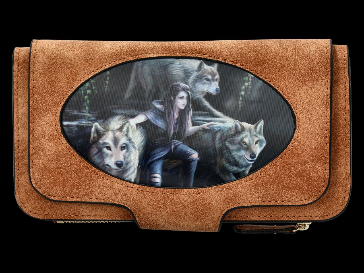 3D Purse with Wolves - Power Of Three