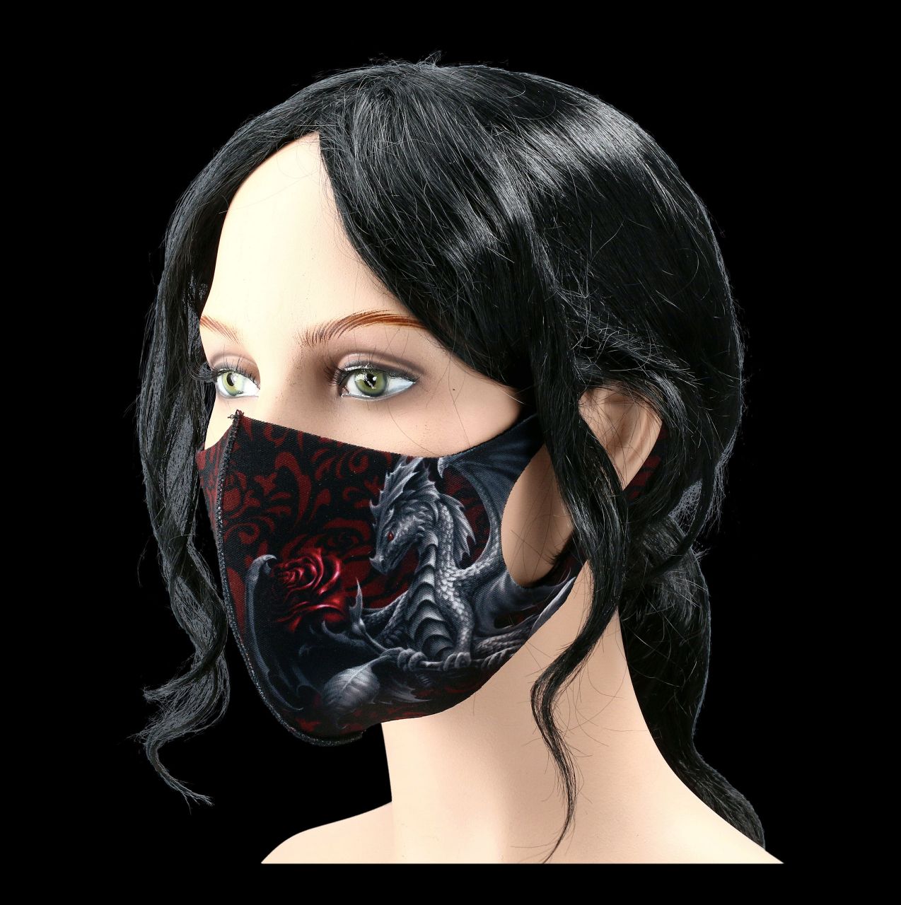Face Mask - Dragon Rose