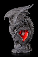 Drachen Figur - Laetificat mit rotem Herz