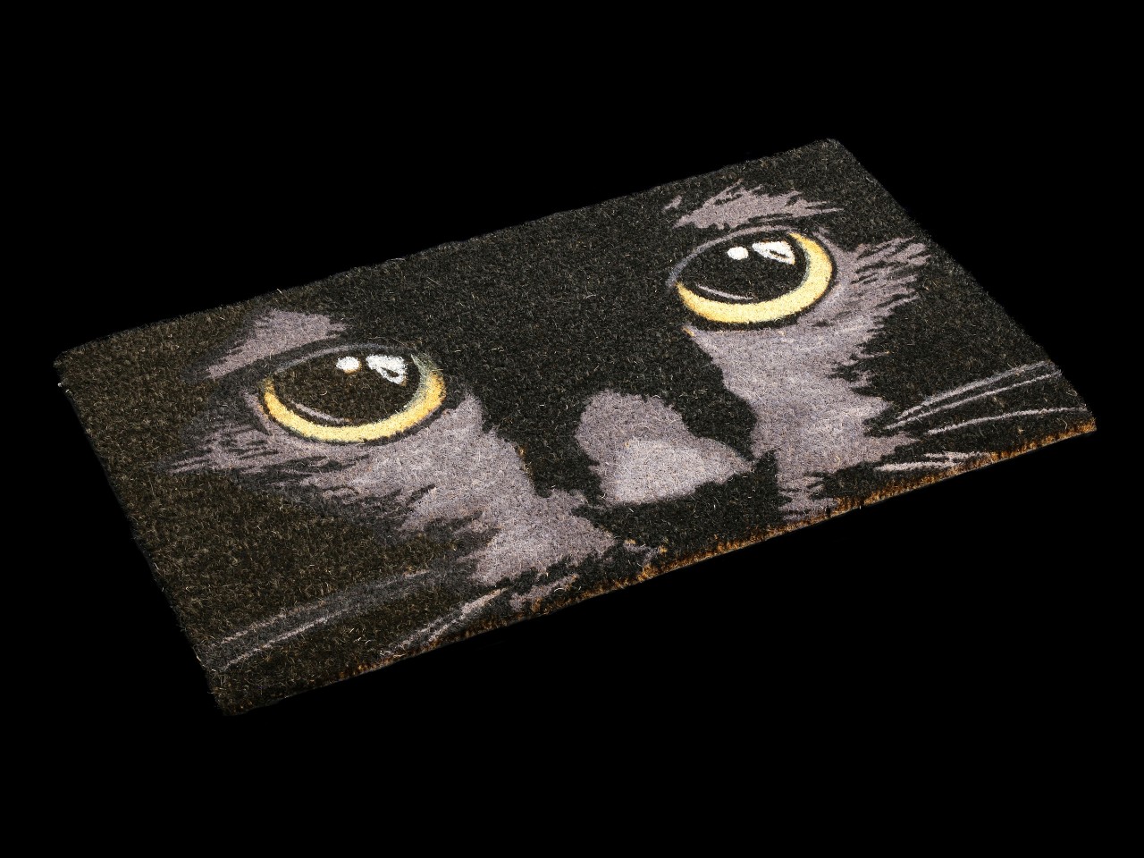Fantasy Fußmatte - Schwarze Katze