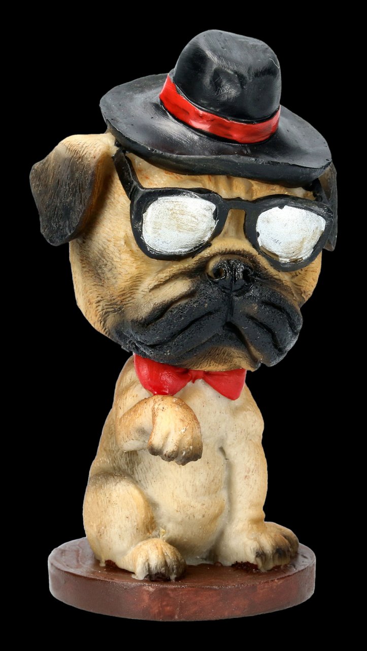Bobble Head Figurine - Pug