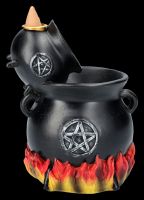Backflow Incense Burner - Witch&#39;s Cauldron - LED