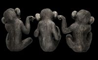 Baby Chimpanzee Figurines - No Evil Big