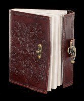Leather Journal with Lock - Greenman
