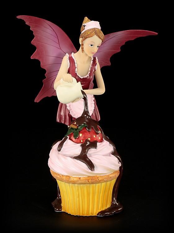 Fairy Figurine - Pink Cupcake