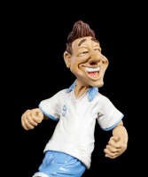Funny Sports Figurine - Footballer in white Jersey