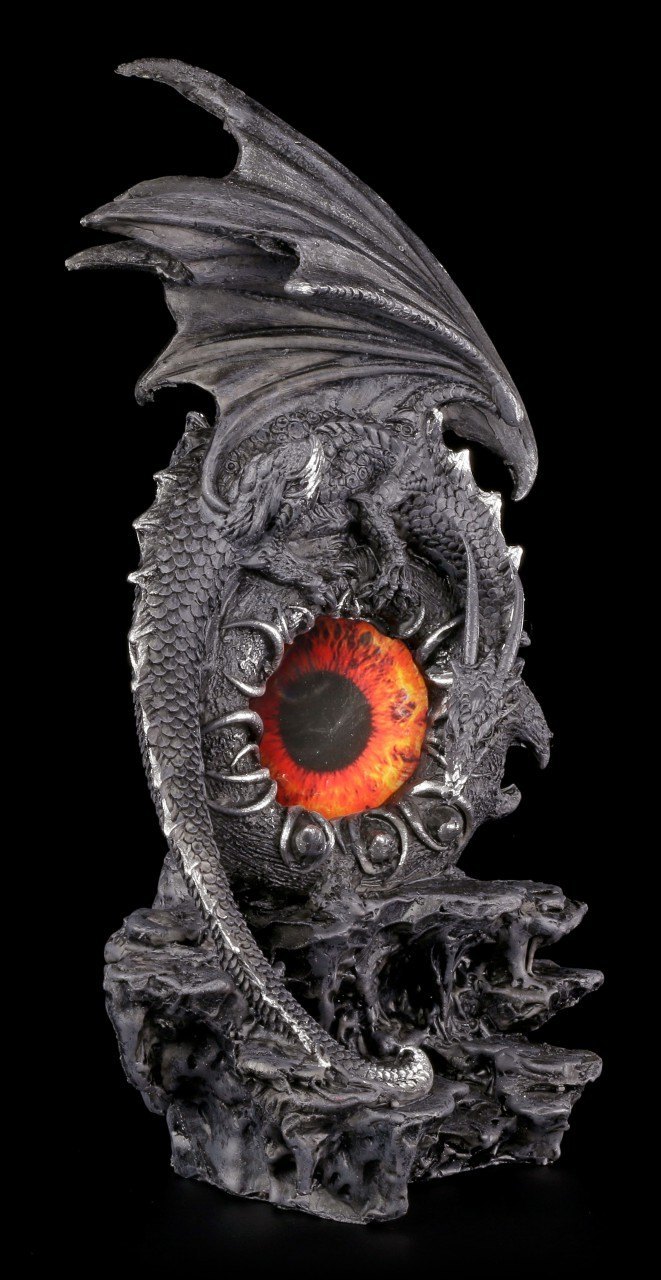 Dragon Figurine with red Eye