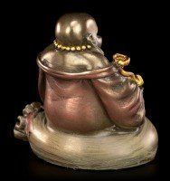 Happy Buddha Figurine - Sitting on Gold Sack