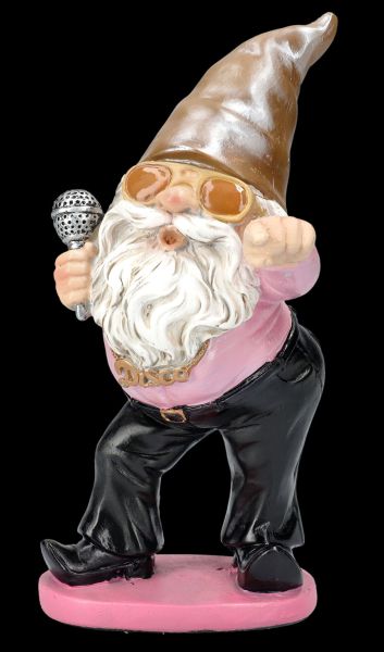 Garden Gnome Figurine - Disco Grandpa