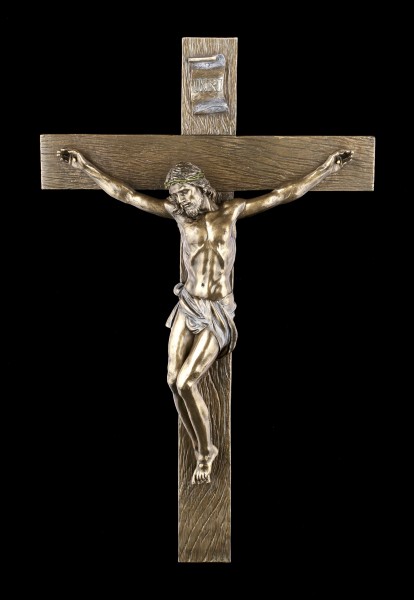 Crucifix Wall Plaque - Jesus on Cross