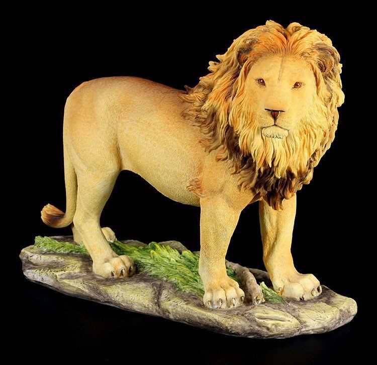 Männliche Löwen Figur