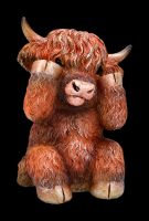 Highland Cow Figurines - No Evil