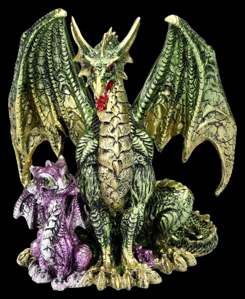 Dragon Figurine coloured - Fearsome Guide