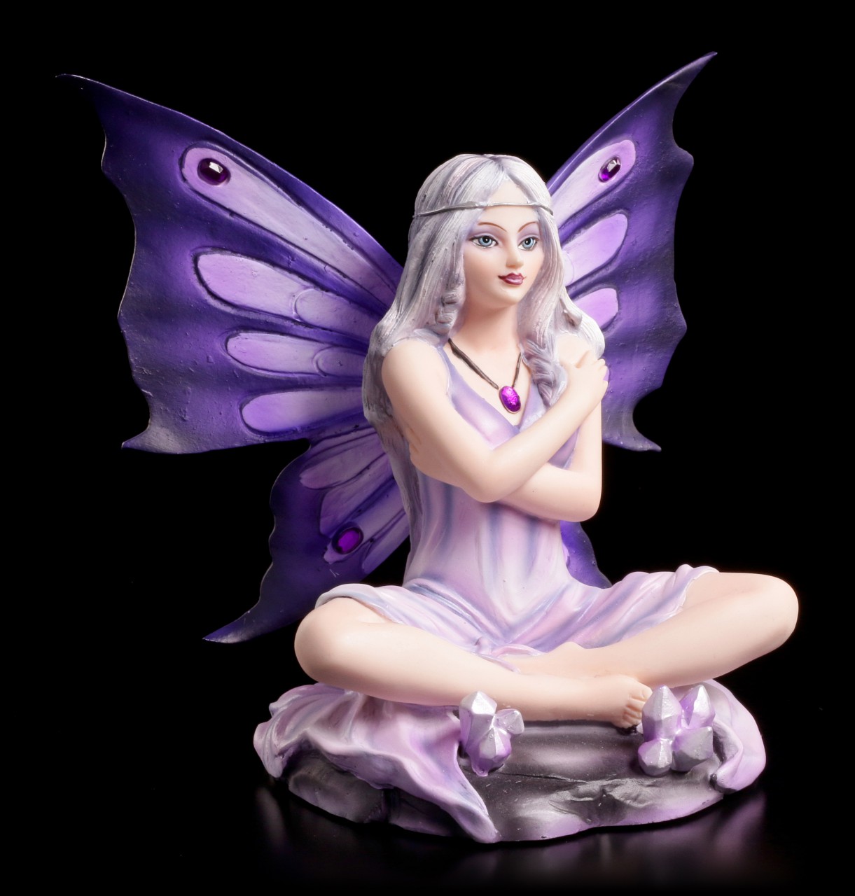 Fairy Figurine - Amethyst Lotus