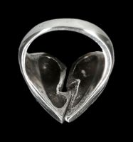 Gebrochenes Herz Ring - Broken Promise von Alchemy