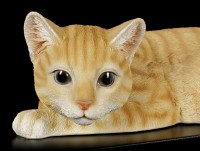Kantenhocker - Liegende Katzen Figur