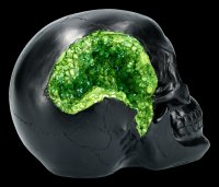 Totenkopf - Geode Skull - grün