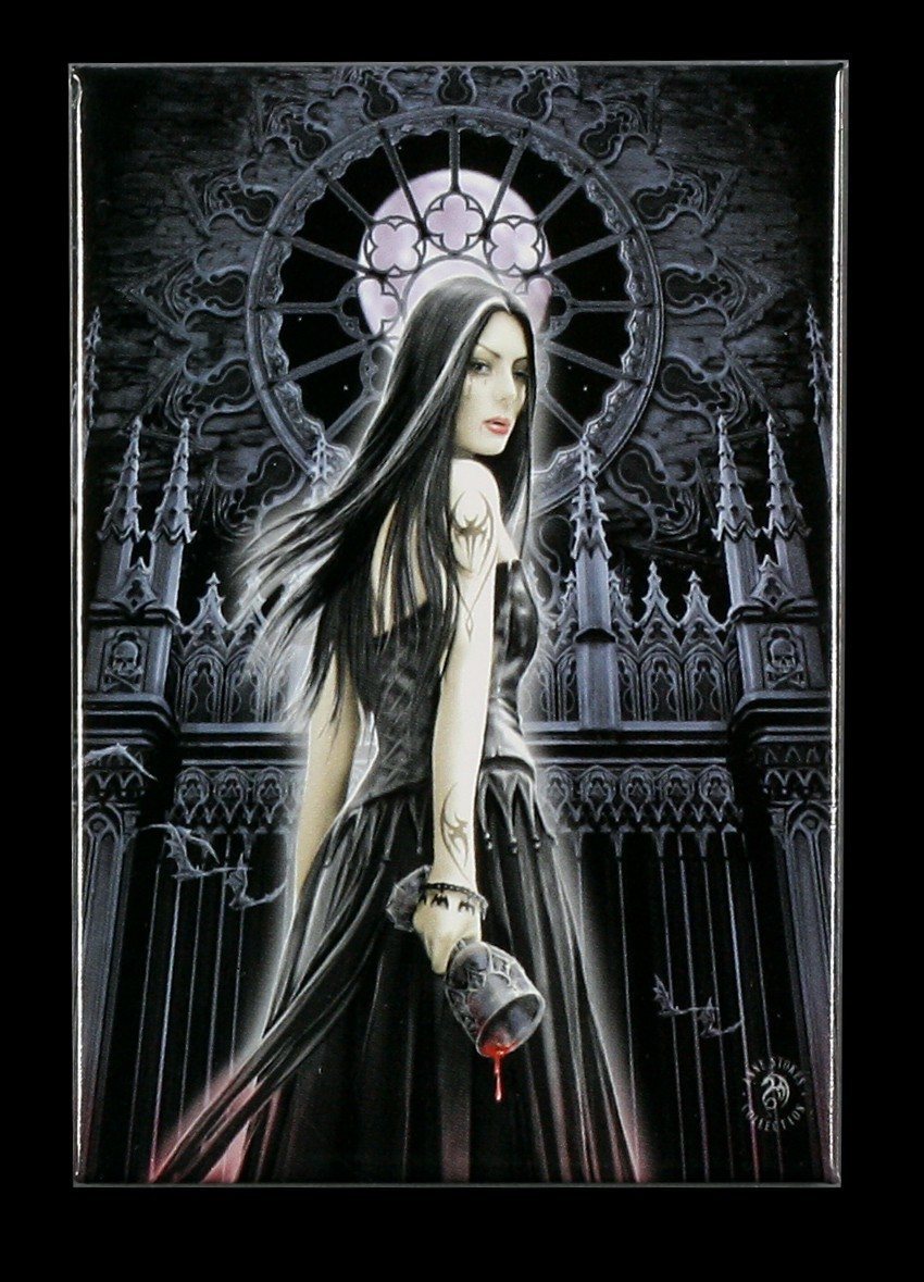 Gothic Siren Magnet by Anne Stokes