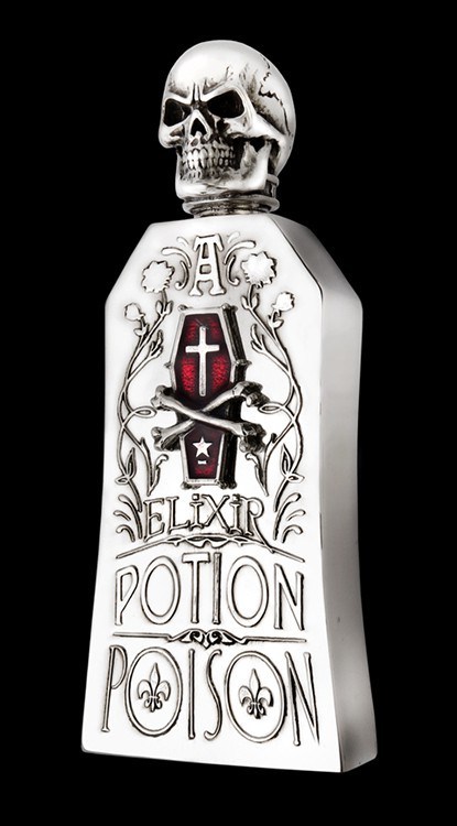Alchemist Potion Bottle - Alchemy Skull Flask