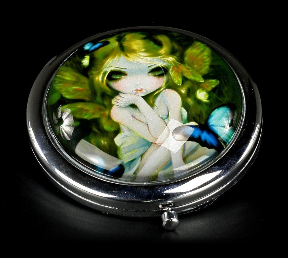 Compact Mirror - Fairy Lily