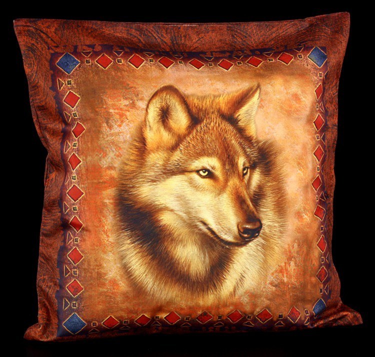 Wild West Wolf - Cushion Cover