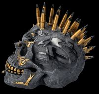 Skull Figurine - Bullet Iro Black-Gold