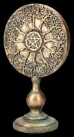 Altar Sculpture - Wheel of Life Pentagram