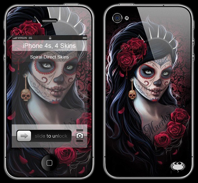 Day Of The Dead - Gothic Smartphone Skin