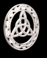 Wall Ornament - Triquetra Wood white