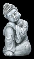 Buddha Figur auf Knie gestützt