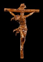 Wall Plaque Crucifix - Jesus on Cross in Wooden Look