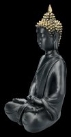 Black Buddha Figurine - Lotus Position