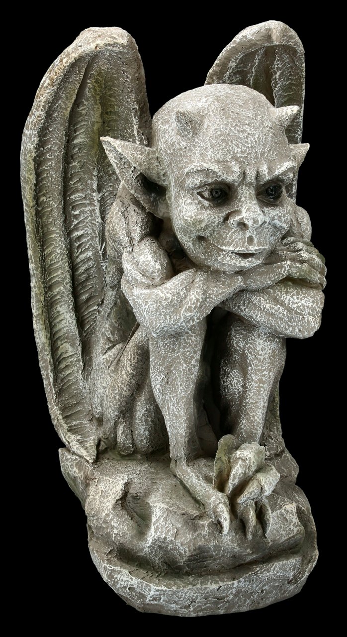 Garden Figurine - Gargoyle in Stone look