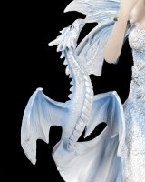 Elfen Figur - Ramira mit zwei Drachen