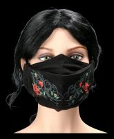 Face Mask Gothic - Tribal Rose
