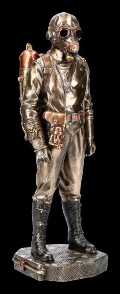 Steampunk Figur - Soldat mit Gasmaske