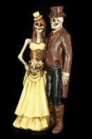 Skelett Brautpaar Figur - Steampunk - I Do