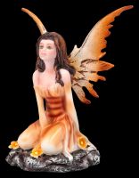 Elfenfigur - Thalior in orangem Kleid