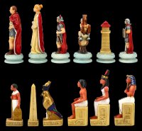 Chessmen Set - Egyptians vs. Romans