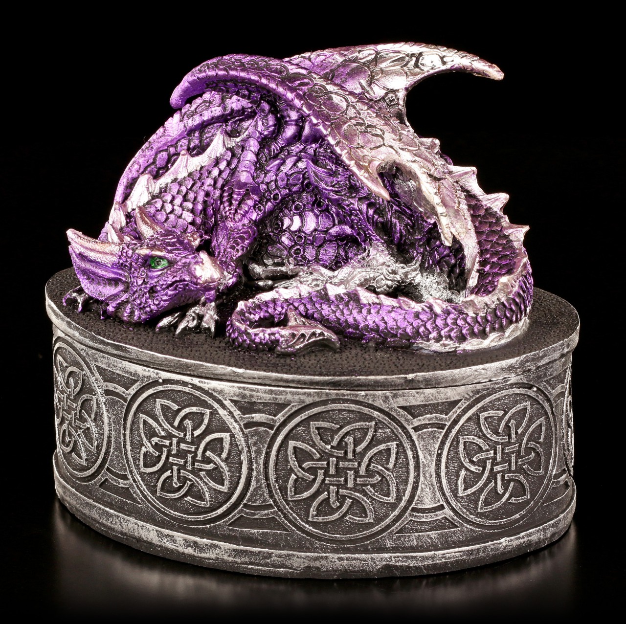 Dragon Relic Box - Amethyst purple