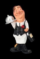 Funny Job Figurine - Waiter with Wine