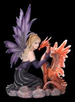 Fairy Figurine - Tiara with Fire Dragon